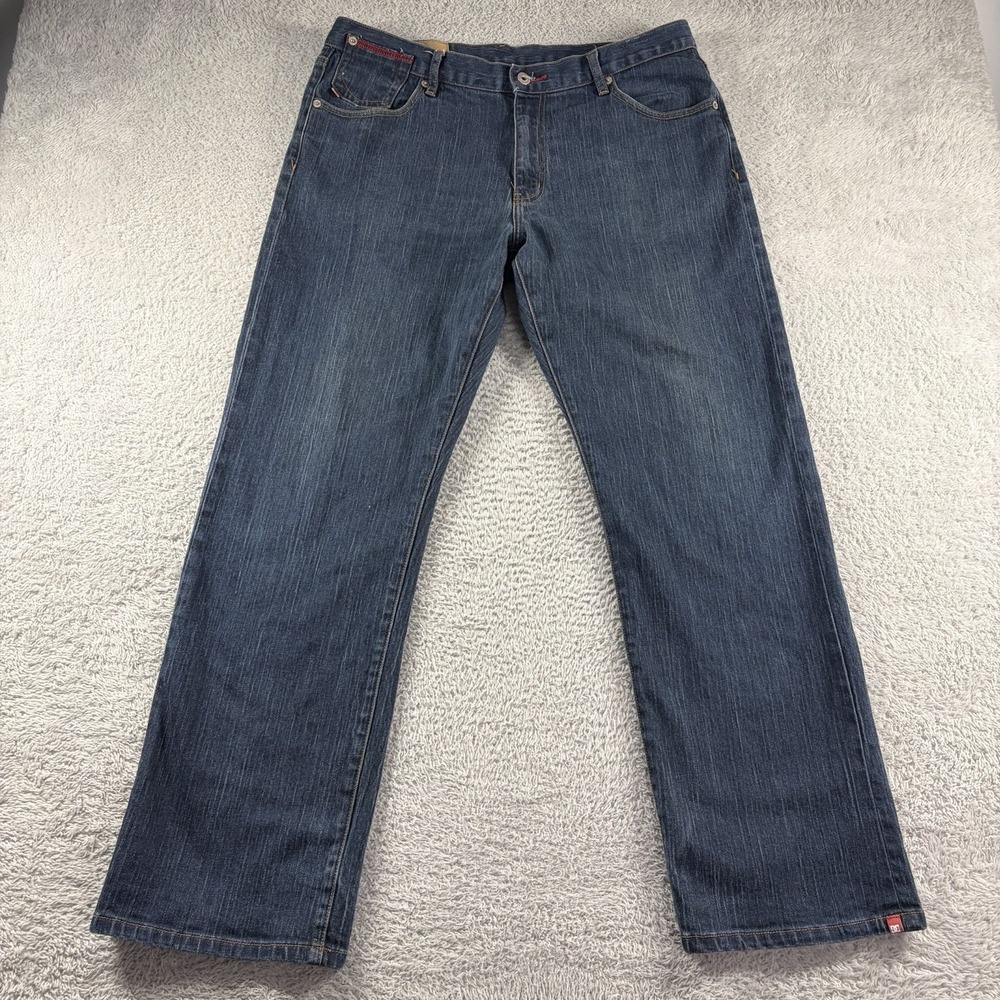 DC‎ Shoes Rift Flex Skate Denim Jeans Stretch Straight Fit Mens 38x 30 Dark Wash